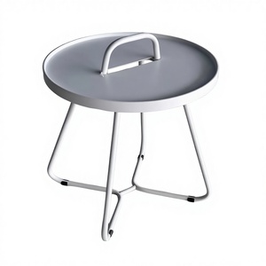 เฟอร์นิเจอร์แคมป์ปิ้งแบบเคลื่อนย้ายได้ โต๊ะโลหะ Lumetal รุ่น KTS-230307-03 จากเวียดนาม น้ำหนักเบา ทนทาน เคลือบสีฝุ่น ใช้ได้ทั้งภายนอกและภายในอาคาร - Product Image 1