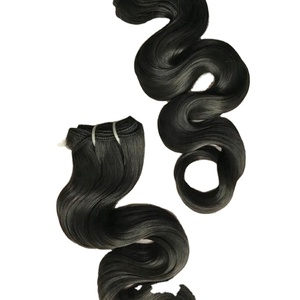 Extensiones y pelucas de cabello humano crudo de templo del sur de la India, sin desprendimiento, sin enredos, cabello indio de alta calidad - Product Image 4