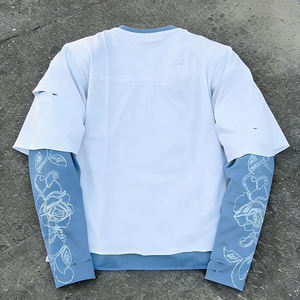 Sudadera con Capucha Personalizada de Forro Polar en Capas, Manga Larga, para Hombre, Camisa Casual de Invierno con Bolsillos, Mezcla de Poliéster/Algodón, Secado Rápido y Transpirable - Product Image 3
