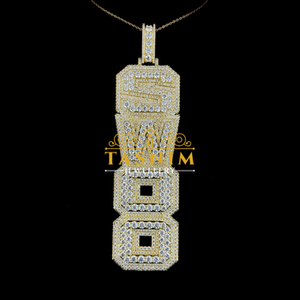Neue Kollektion 925 Sterling Silber 10K Vergoldeter Luxus SHOO Diamant-Anhänger für Jubiläum Verlobung Geschenk Party Anlass - Product Image 1