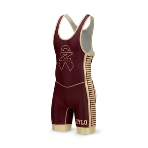 Traje de Lucha Libre Unisex para Hombre y Mujer, Uniforme de Equipo, Tela Elástica de Poliéster y Spandex, Logotipo Personalizado, Pedido de Equipo - Product Image 2