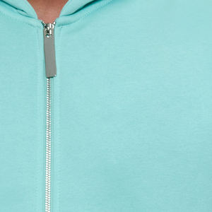 Sweat à capuche zippé pour homme grande taille, 100% coton molletonné, coupe ample, impression numérique personnalisée du logo. - Product Image 4