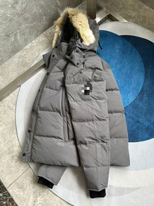 Manteau d'hiver pour homme de haute qualité en duvet de canard canadien avec fermeture éclair à 90 %, imperméable, coupe-vent, chaud, décontracté, à capuche - Product Image 6