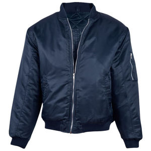Vestes universitaires vintage de printemps pour hommes, en toile, à col montant, avec logo brodé sur le devant, personnalisables, qualité supérieure OEM - Product Image 3