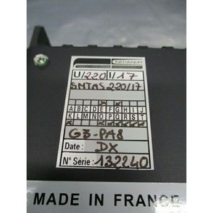 Contrôleur servo Infranor SMTAS 220/17, amplificateur - Équipement et pièces semi-conductrices d'occasion fiables à l'échelle mondiale - Product Image 3