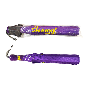 Parapluie de voyage compact PUMA7 Violet 2 plis pour hommes et femmes, parapluie de pluie léger avec structure en acier allié - Product Image 2