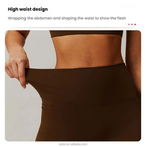 กางเกงโยคะผู้หญิงเนื้อผ้านุ่มเนียนแบบเนื้อเนย มีกระเป๋าข้าง เอวยางยืด กระชับรูปร่าง เหมาะสำหรับออกกำลังกาย ฟิตเนส และเล่นกีฬา - Product Image 3