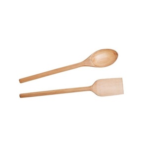 Cuillère en bois artisanale de qualité supérieure, accessoire de cuisine idéal pour la préparation quotidienne des repas et les applications culinaires. - Product Image 2
