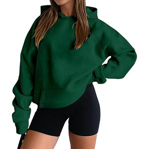 Sweat à capuche premium pour femme, matière confortable avec poignets côtelés pour plus de chaleur et une coupe décontractée - Product Image 1