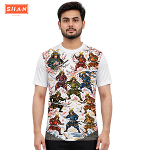 T-shirt graphique noir pour homme SHAN, motif Wolf Pack 11 Howling Moon Forest, manches courtes, décontracté, imprimé, fabrication de t-shirts personnalisés - Product Image 5