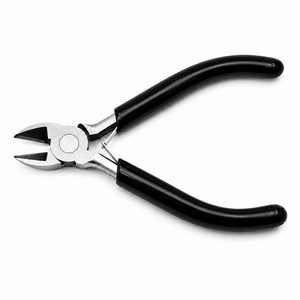 MANAN INSTRUMENTS Stainless Steel Jewelry Pliers Tapered Baguette Cut for DIY <b>Wire</b> Bending Loop Shaping <b>Craft</b> Tools - Product Image 5