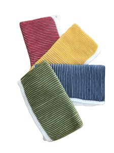 100% Chiffons de nettoyage tricotés en coton biologique à usage polyvalent - Product Image 3