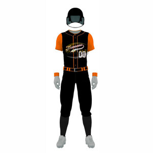 Service OEM d'uniformes de baseball, prix de gros, stock disponible, ensemble short et maillot de baseball pour hommes, logo personnalisé, couleurs personnalisées - Product Image 2