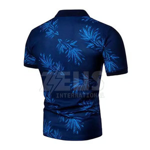 Conception personnalisée de votre propre polo en sublimation, meilleure qualité, design léger, polos en sublimation pour hommes - Product Image 3