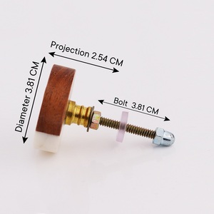 Wholesale Stone <b>Door</b> Knobs White Cupboard <b>Pulls</b> Flat Cabinet Drawer Knob Furniture <b>Handles</b> & Knobs - Product Image 2