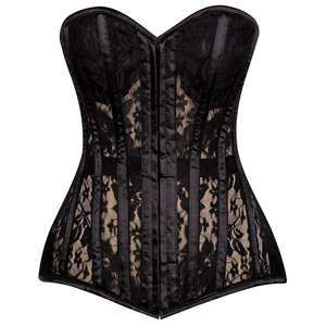 Women's SIHE Polyamide Shapers Corset Top Push Bra Zipper Closure Slimming Waist Firm Medium Control Eco-Friendly Breathable - Product Image 1
