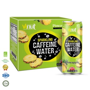 น้ำสับปะรดผสมคาเฟอีนแบบมีฟอง ขนาด 12 ออนซ์ รับผลิตแบบ OEM ODM แบรนด์ส่วนตัว - Product Image 1