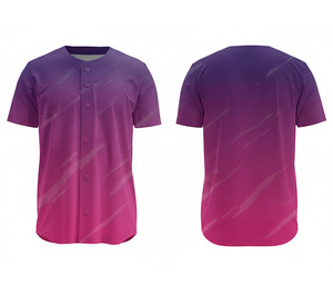 Camiseta de Béisbol de Alto Rendimiento, Uniforme Deportivo Ligero con Logotipo y Números Personalizados |   Base de Poliéster Transpirable - Product Image 2