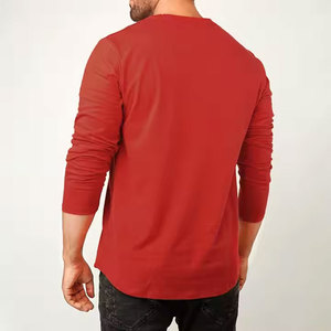 Latest Fashion Designs Street Wear Long Sleeves <b>T</b>-<b>shirt</b> Custom Printed Logo Printing <b>Ringer</b> <b>Men</b> Long Sleeves <b>T</b>-<b>shirt</b> - Product Image 3
