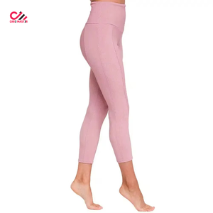 Custom Logo OEM Women's Plus Size Solid 2-Piece Yoga Set Breathable Quick Dry Eco-Friendly Seamless Sport Leggings High Quality - Product Image 2