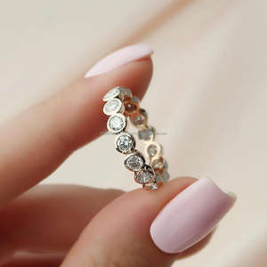 Anillo de Compromiso con Diamante Natural de Corte Cojín, Chapado en Oro de 18K con Rodio, Certificado por GIA, para Suministro de Joyería al por Mayor - Product Image 2