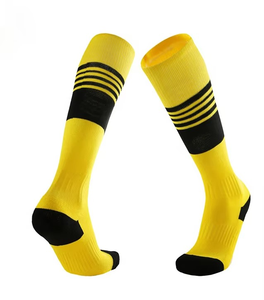 Chaussettes de sport montantes pour hommes en gros avec logo d'équipe – Spandex/Nylon/Coton, grandes tailles, pour baseball, football, soccer, et tenues athlétiques - Product Image 5