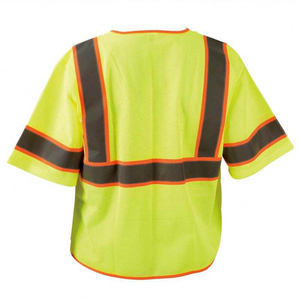 Gilet de sécurité professionnel respirant et imperméable, classe 2 ANSI, logo personnalisé, haute qualité, prix de gros, nouvelle arrivée - Product Image 2