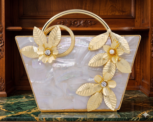 Bolso de Mano Boho de Resina con Bordado, Cuentas y Lentejuelas, Ideal para Bodas de Verano, Bolso de Hombro a Precio Económico - Product Image 3