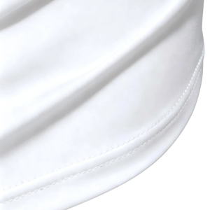 <b>White</b> Jersey <b>Short</b> <b>Sleeve</b> Compression T-<b>Shirt</b> with Pattern <b>Men</b> Sports Training Rashguard Quick Dry Fitness - Product Image 6