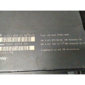 S-Class มือสอง ECUs และโมดูลคอมพิวเตอร์ A2218708386 - Product Image 4