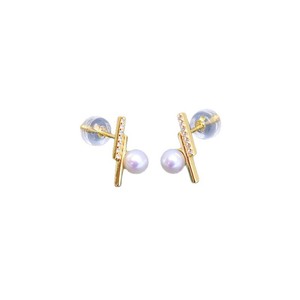 ต่างหูมุกน้ำจืดสีขาวทรงกลมขนาด 4-10 มม. เงินแท้ S925 ดีไซน์เรียบง่าย ประดับด้วยเข็ม สำหรับผู้หญิง ให้แสงสว่างสวยงาม ดีไซน์ละเอียดอ่อน - Product Image 5