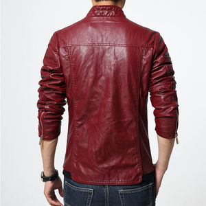Men <b>yellow</b> zipper Winter Breathable Washed Windbreaker Leather <b>Jacket</b> Sheep High Street Styl Comfortable Zipper Windproof <b>jacket</b> - Product Image 6