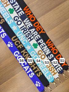 Correa para Bolso con Cuentas, Accesorio Universitario para Hermandades, Hecha a Mano, Color Personalizado, Geaux Tigers, Día de Juego - Product Image 4