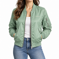 Blouson Bomber Femme Respirant et Confortable à Manches Longues pour l'Hiver 2026 – Nouveau Design, Taille Personnalisée, Service OEM
