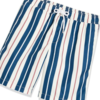 Shorts de bain pour hommes en toile de haute qualité, séchage rapide, logo personnalisé, 100% polyester, fermeture à cordon, style hip hop