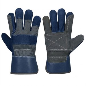 Gants de sécurité en cuir pleine fleur STALWART IMPEX SWI-LSG-024, résistants à l'abrasion, avec manchette droite, épaisseur 11 oz, gants polyvalents - Product Image 1