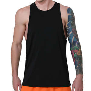 Camiseta sin Mangas al por Mayor para Hombre, con Logotipo Personalizado, Ecológica, de Secado Rápido, 100% Algodón, para Entrenamiento, Fitness, Culturismo y Gimnasio - Product Image 1