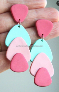 ต่างหูจี้เรซินจากดีไซเนอร์สินค้าขายดีดูหรูหราพรีเมียมพร้อมชุดช่องสีตามสั่งลายดวงจันทร์คลาสสิก - Product Image 2