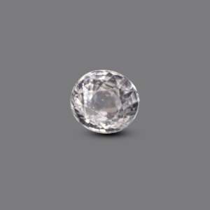 Exquisite 4.6 Carat White Zircon Loose Gemstone-Faceted Lab Created 5A Quality for Fine Jewelry - Product Image 1