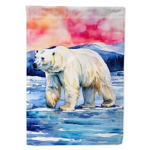 ธงตกแต่งเสาระเบียงหลากสีขนาดใหญ่ลายหมีขั้วโลกธงบ้านทำจากโพลีเอสเตอร์แขวนผนังขนาดบ้าน - Product Image 1