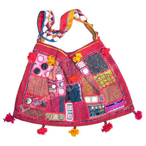 Embroidered Kutch Style Shoulder <b>Bag</b> Tribal Indian Handmade Patchwork Handbag Banjara Ethnic Ladies Purse Vintage <b>Boho</b> Fashion - Product Image 6