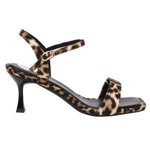 Ann'S Women Heeled Sandals Solid Open Toe Slip-On Mid <b>Heel</b> Block <b>Heel</b> Comfort Elegant Synthetic Rubber Outsole - Product Image 2