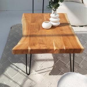 Table basse Vandana Astra Flux Light en bois d'acacia pour salon moderne et décoration contemporaine - Product Image 3