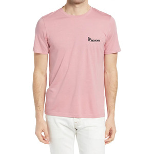 เสื้อยืดแขนยาวสีชมพูสำหรับผู้ชาย ยี่ห้อ Relevo Industries คอกลม ผ้าโพลีเอสเตอร์/คอตตอน ทรงหลวม สวมใส่สบาย ผ้าเจอร์ซีย์ พิมพ์ลายด้านหน้า แห้งเร็ว - Product Image 1