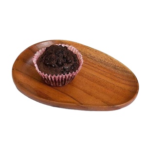 Bandeja para servir tazas de té de forma ovalada más vendida, bandeja de madera de tamaño personalizado para servir, bandeja para servir de vaso de agua al por mayor - Product Image 1
