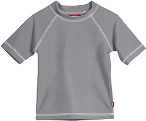 Rashguard rouge à manches longues pour adultes unisexes avec protection UV UPF50+ en tissu polyester/nylon - Product Image 2