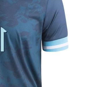 Maillots de football pour hommes en gros, séchage rapide, manches courtes, logo avant, protection UV, ensembles uniformes de football pour adultes - Product Image 4