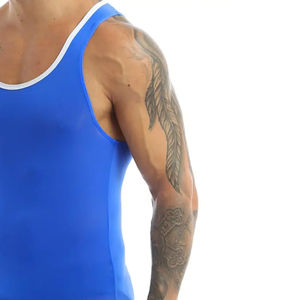 Combinaison de lutte personnalisée pour hommes adultes, respirante, anti-plis, séchage rapide, en polyester, coton et élasthanne, avec impression personnalisée - Product Image 5