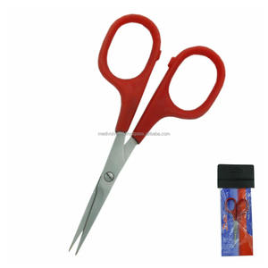 Medivolve Stainless Steel Manual Multi-Purpose Nail Hair Beard Cuticle <b>Thread</b> Scissors Professional Durable Surgical Instruments - Product Image 1