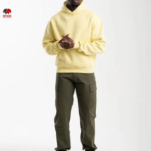 Hoodie décontracté d'hiver, streetwear, coupe oversize, doux au toucher, chaud, en molleton de coton - Product Image 2